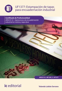 Estampacion de tapas para encuadernacion industrial. ARGC0110