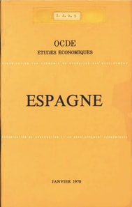 Etudes economiques de l'OCDE : Espagne 1970