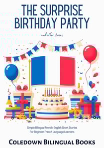 Surprise Birthday Party and Other Stories: Simple Bilingual French-English Short Stories  for Beginner French Language Learners