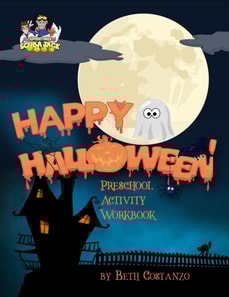 Happy Halloween Preschool Activity Workbook