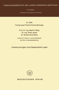 Untersuchungen zum Gasdynamik-Laser