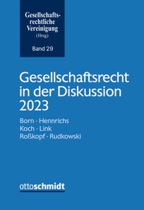 Gesellschaftsrecht in der Diskussion 2023