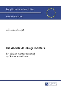 Die Abwahl des Buergermeisters