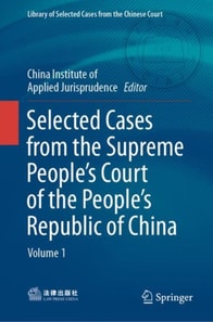 Selected Cases from the Supreme People's Court of the People's Republic of China
