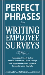 Perfect Phrases for Writing Employee Surveys