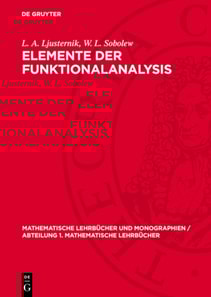Elemente der Funktionalanalysis