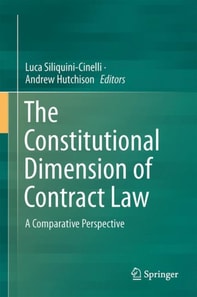 Constitutional Dimension of Contract Law
