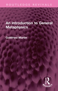 Introduction to General Metaphysics