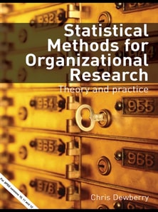 Statistical Methods for Organizational Research