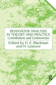 Behaviour Analysis in Theory and Practice