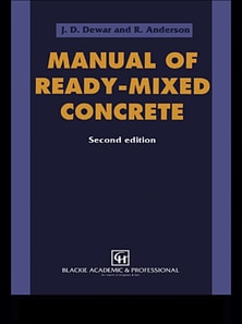 Manual of Ready-Mixed Concrete