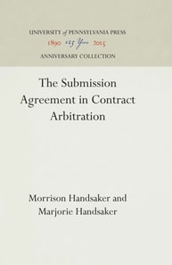 Submission Agreement in Contract Arbitration