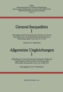 General Inequalities 1 / Allgemeine Ungleichungen 1