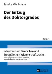 Der Entzug des Doktorgrades