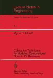 Collocation Techniques for Modeling Compositional Flows in Oil Reservoirs