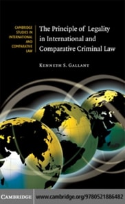 Principle of Legality in International and Comparative Criminal Law