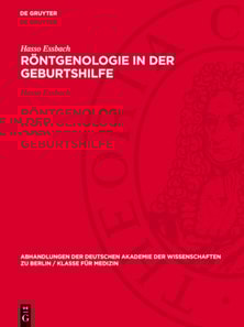 Röntgenologie in der Geburtshilfe