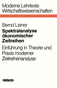 Spektralanalyse ökonomischer Zeitreihen