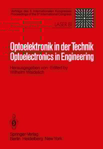 Optoelektronik in der Technik / Optoelectronics in Engineering