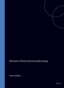 Elements of Kurux historical phonology