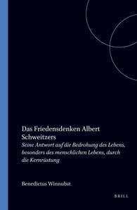 Friedensdenken Albert Schweitzers