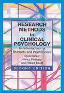 Research Methods in Clinical Psychology