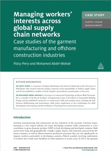 Case Study: Managing Workers' Interests Across Global Supply Chains Networks