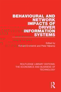 Behavioural and Network Impacts of Driver Information Systems