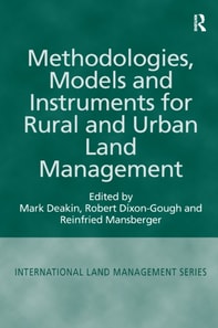 Methodologies, Models and Instruments for Rural and Urban Land Management
