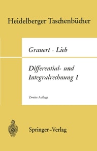 Differential- und Integralrechnung I.