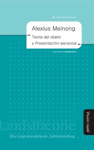 Teoría del objeto y Presentación personal