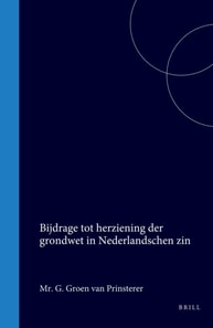Bijdrage tot herziening der grondwet in Nederlandschen zin