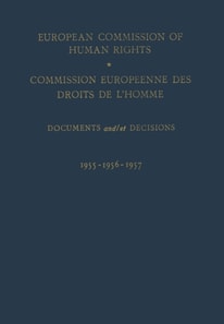 European Commission of Human Rights / Commission Europeenne des Droits de l'Homme
