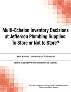 Multi-Echelon Inventory Decisions at Jefferson Plumbing Supplies