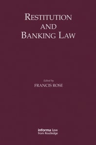 Restitution and Banking Law