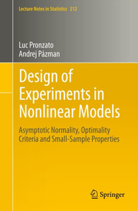 Design of Experiments in Nonlinear Models