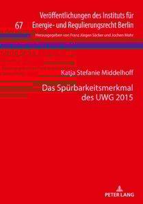 Das Spuerbarkeitsmerkmal des UWG 2015