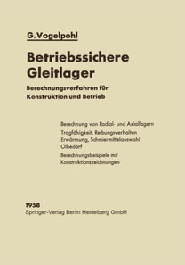 Betriebssichere Gleitlager