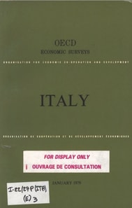 OECD Economic Surveys: Italy 1979