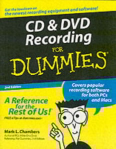 CD and DVD Recording For Dummies