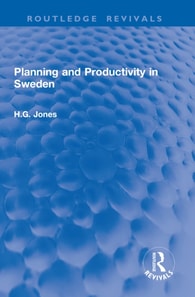 Planning and Productivity in Sweden