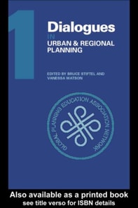 Dialogues in Urban and Regional Planning