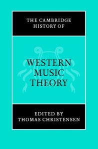 Cambridge History of Western Music Theory