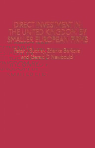 Direct Investment in the United Kingdom by Smaller European Firms