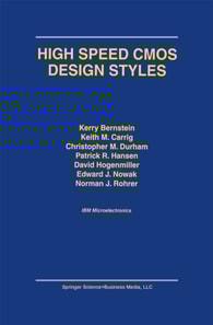 High Speed CMOS Design Styles