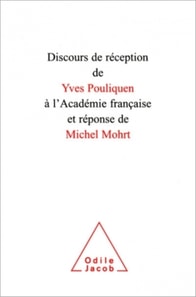 Discours de réception de Yves Pouliquen à l'Académie française et réponse de Michel Mohrt