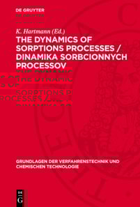 dynamics of sorptions processes / Dinamika sorbcionnych processov