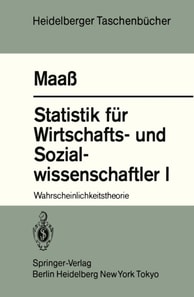 Statistik für Wirtschafts- und Sozialwissenschaftler I