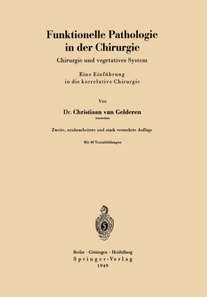 Funktionelle Pathologie in der Chirurgie