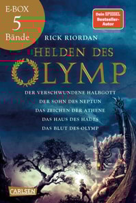 Helden des Olymp: Drachen, griechische Götter und römische Mythen – Band 1-5 der Fantasy-Reihe in einer E-Box!